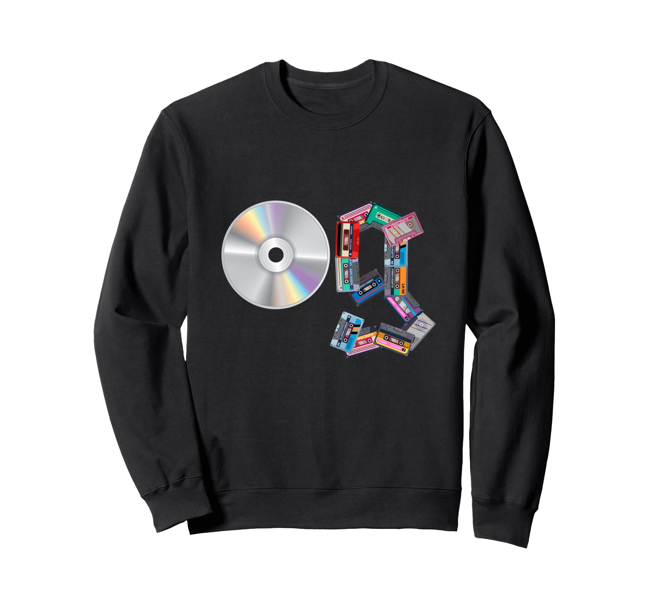 Old School Og Hip Hop Head Vinyl Sweatshirt - Custom Art Print Men Women - T-Shirt, Sweatshirt, Hoodie