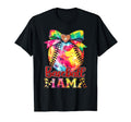 Baseball Mama Colorful Tie Dye T-Shirt - Casual Everyday Wear for Adults - T-Shirt, Sweatshirt, Hoodie