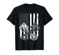American Flag Piston Funny Muscle T-Shirt - Minimalist Print for Adults - T-Shirt, Sweatshirt, Hoodie