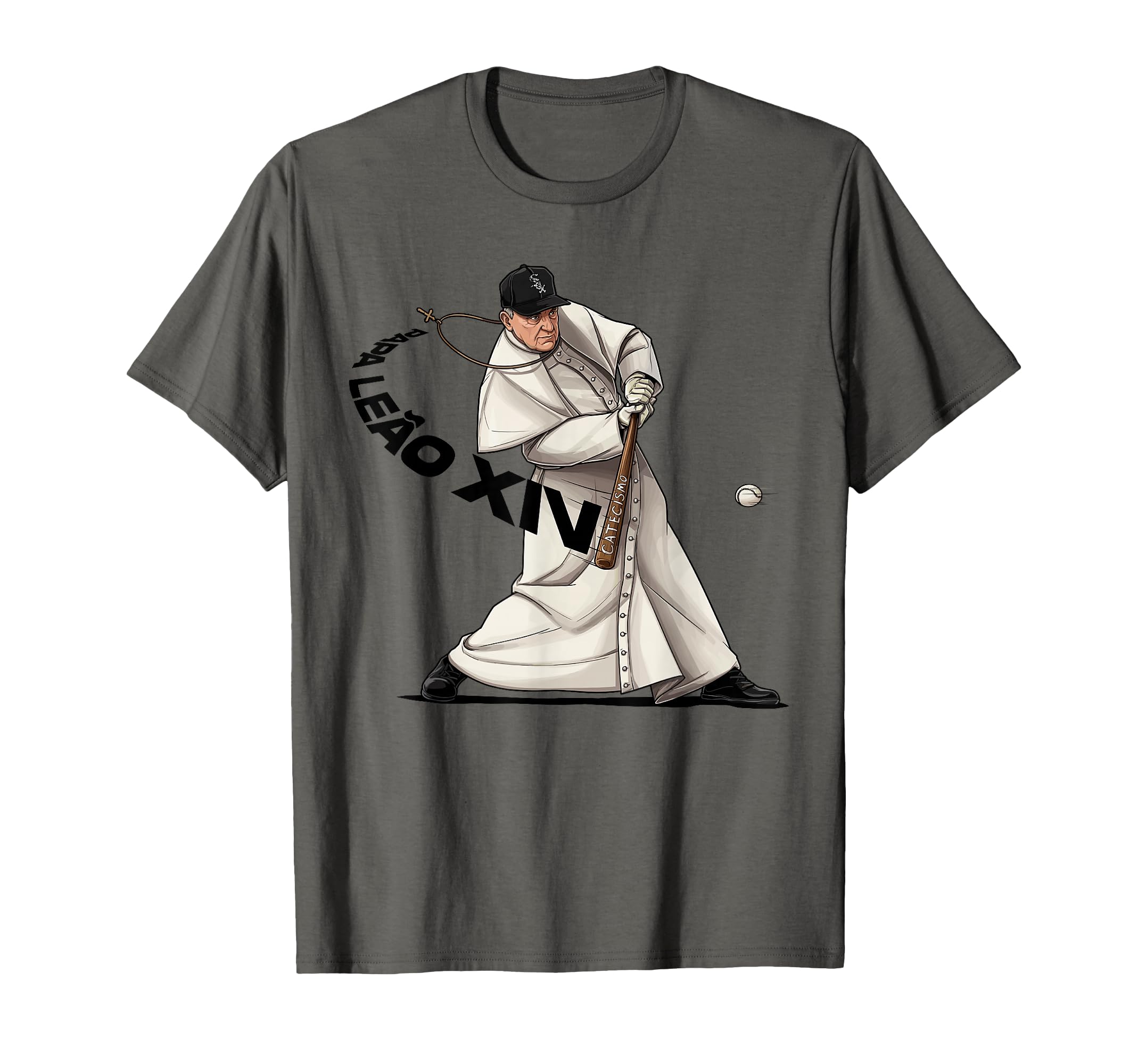 Funny Baseball Chicago Pope T-Shirt - Casual Everyday Wear Men Women - T-Shirt, Sweatshirt, Hoodie