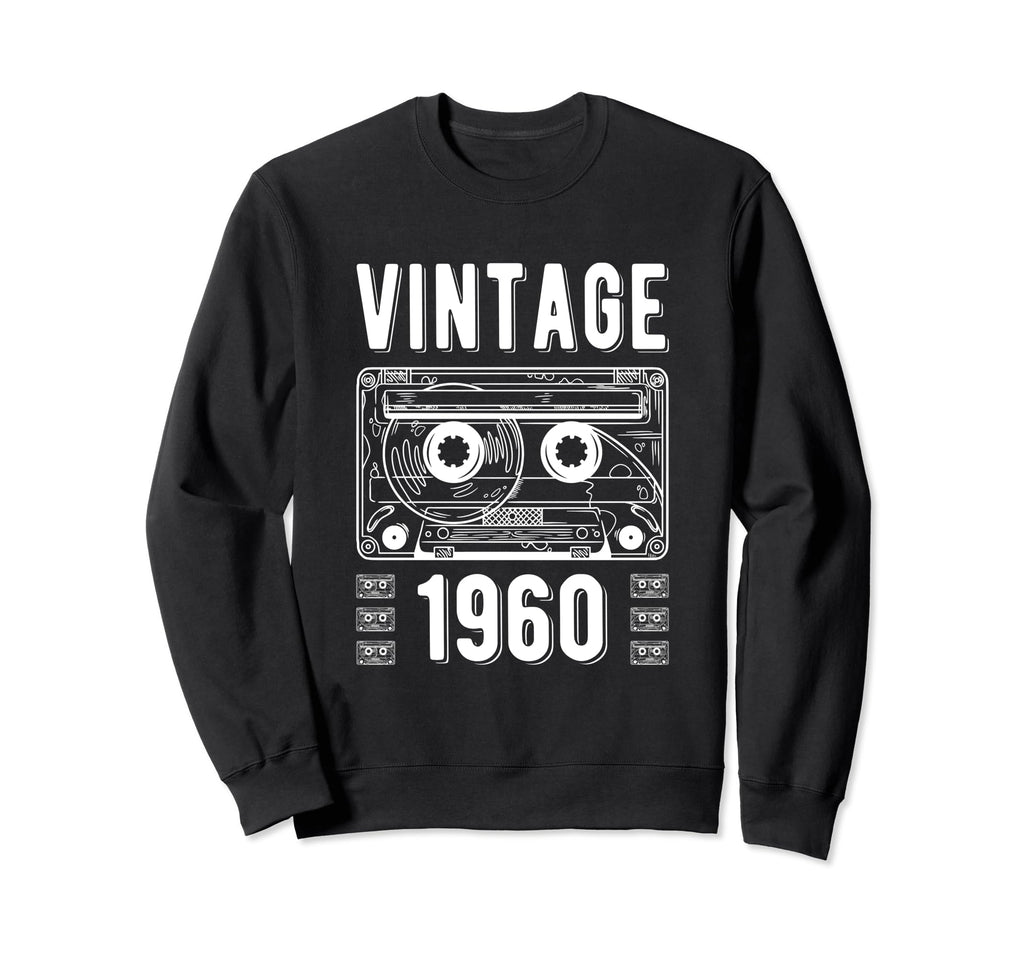 1960 Cassette Tape Funny 64Th Sweatshirt - Trendy Graphic for Adults - T-Shirt, Sweatshirt, Hoodie