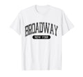 Broadway New York Sports Distressed T-Shirt - Fun Novelty Design Men Women - T-Shirt, Sweatshirt, Hoodie