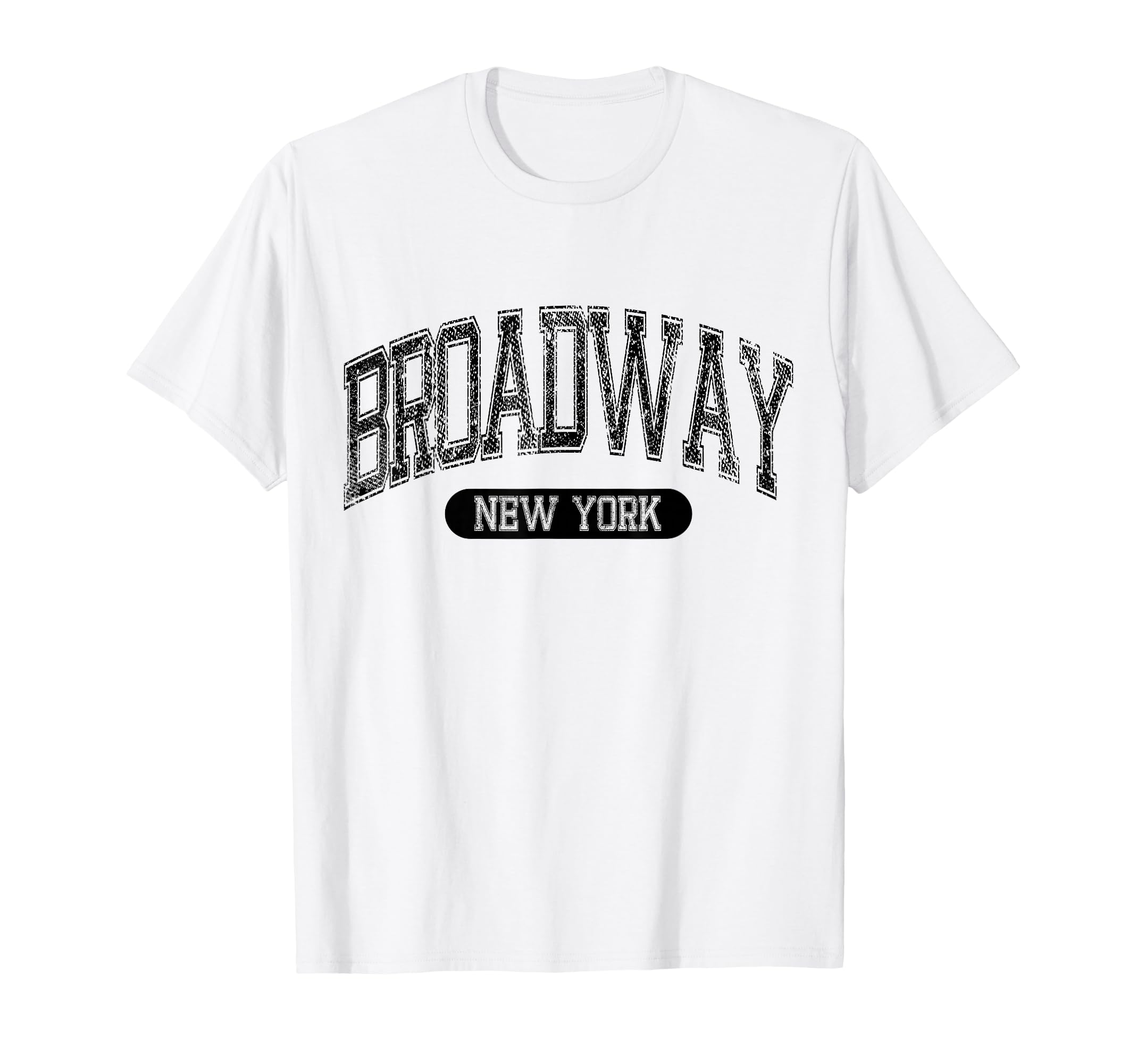 Broadway New York Sports Distressed T-Shirt - Fun Novelty Design Men Women - T-Shirt, Sweatshirt, Hoodie