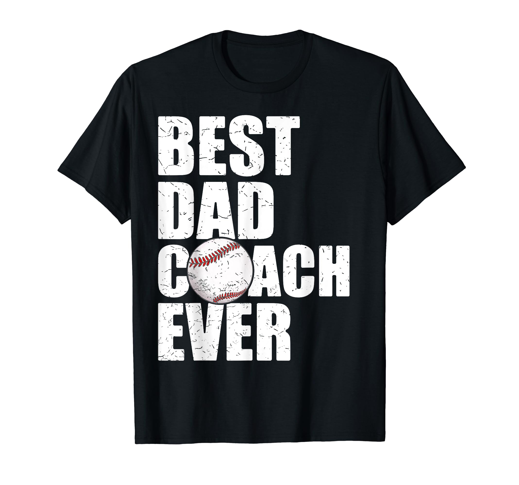 Best Dad Coach Ever Father Daddy Papa T-Shirt - Minimalist Print Men Women - T-Shirt, Sweatshirt, Hoodie