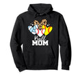Ball Mom Funny Baseball Softball Volleyball Hoodie - Trendy Graphic Unisex - T-Shirt, Sweatshirt, Hoodie
