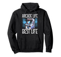 80S Arcade Nostalgia Pixel Art Video Hoodie - Streetwear Style Men Women - T-Shirt, Sweatshirt, Hoodie