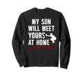 Home Baseball Catcher Mom Baseball Sweatshirt - Novelty Apparel Men Women - T-Shirt, Sweatshirt, Hoodie