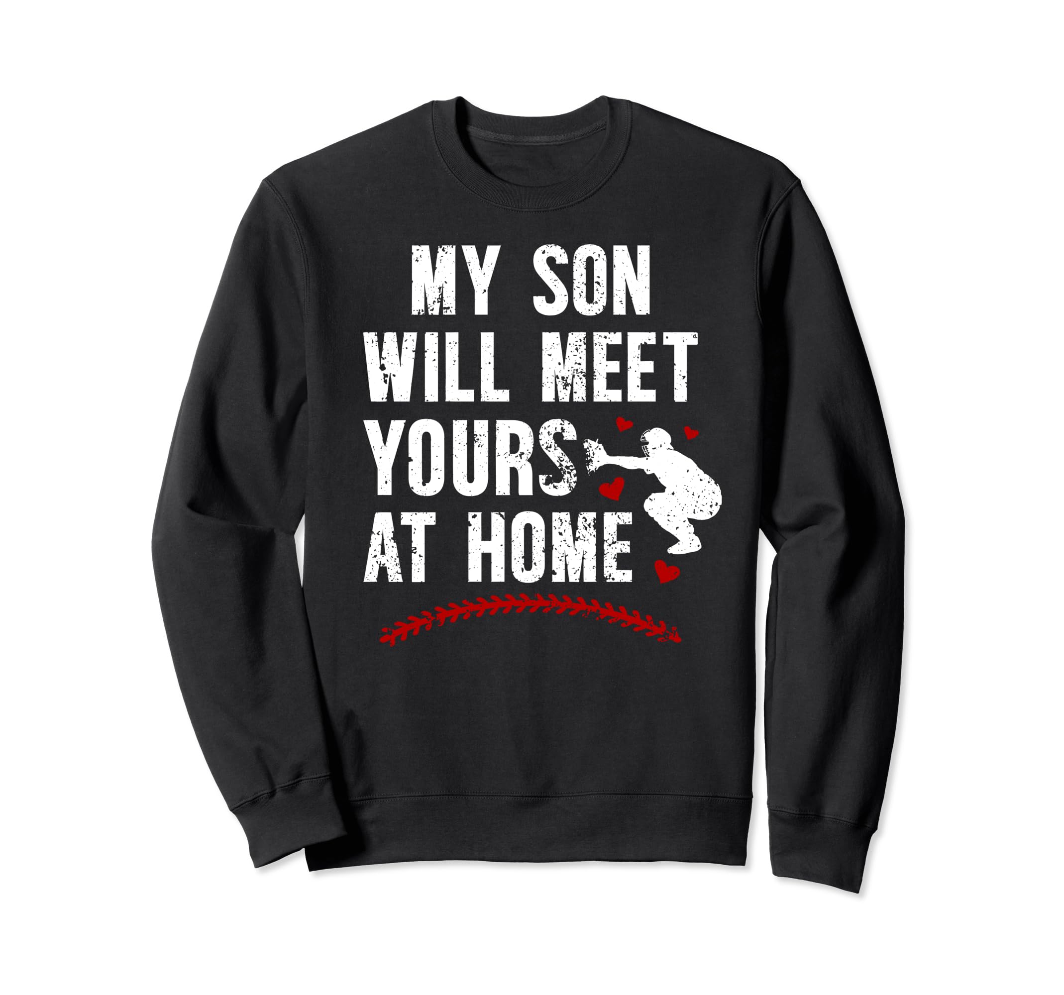 Home Baseball Catcher Mom Baseball Sweatshirt - Novelty Apparel Men Women - T-Shirt, Sweatshirt, Hoodie