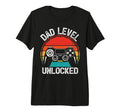Mens Funny Dad Level Unlocked T-Shirt - Minimalist Print for Adults - T-Shirt, Sweatshirt, Hoodie