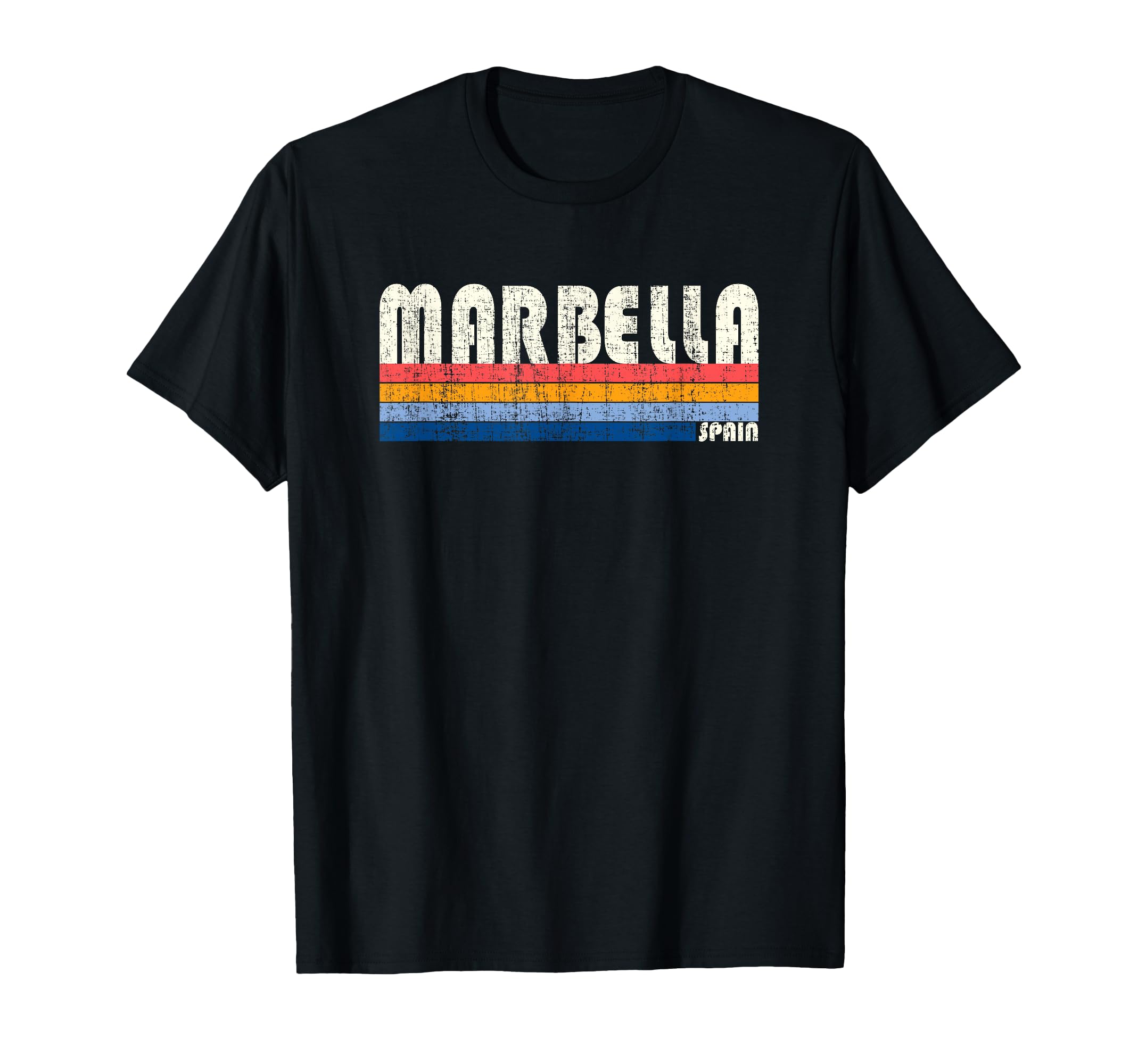 70S 80S Marbella Spain T-Shirt - Fun Novelty Design Men Women - T-Shirt, Sweatshirt, Hoodie