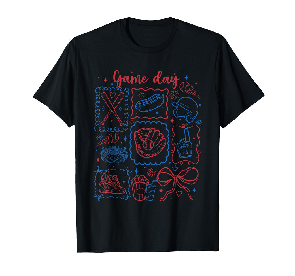 Coquette Tis Season Baseball Game Day T-Shirt - Trendy Graphic for Adults - T-Shirt, Sweatshirt, Hoodie