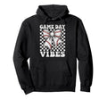 Game Day Vibes Coquette Bow Baseball Hoodie - Aesthetic Graphic for Adults - T-Shirt, Sweatshirt, Hoodie