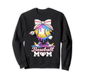 Coquette Baseball Ice Cream Drip Sweatshirt - Custom Art Print Unisex - T-Shirt, Sweatshirt, Hoodie