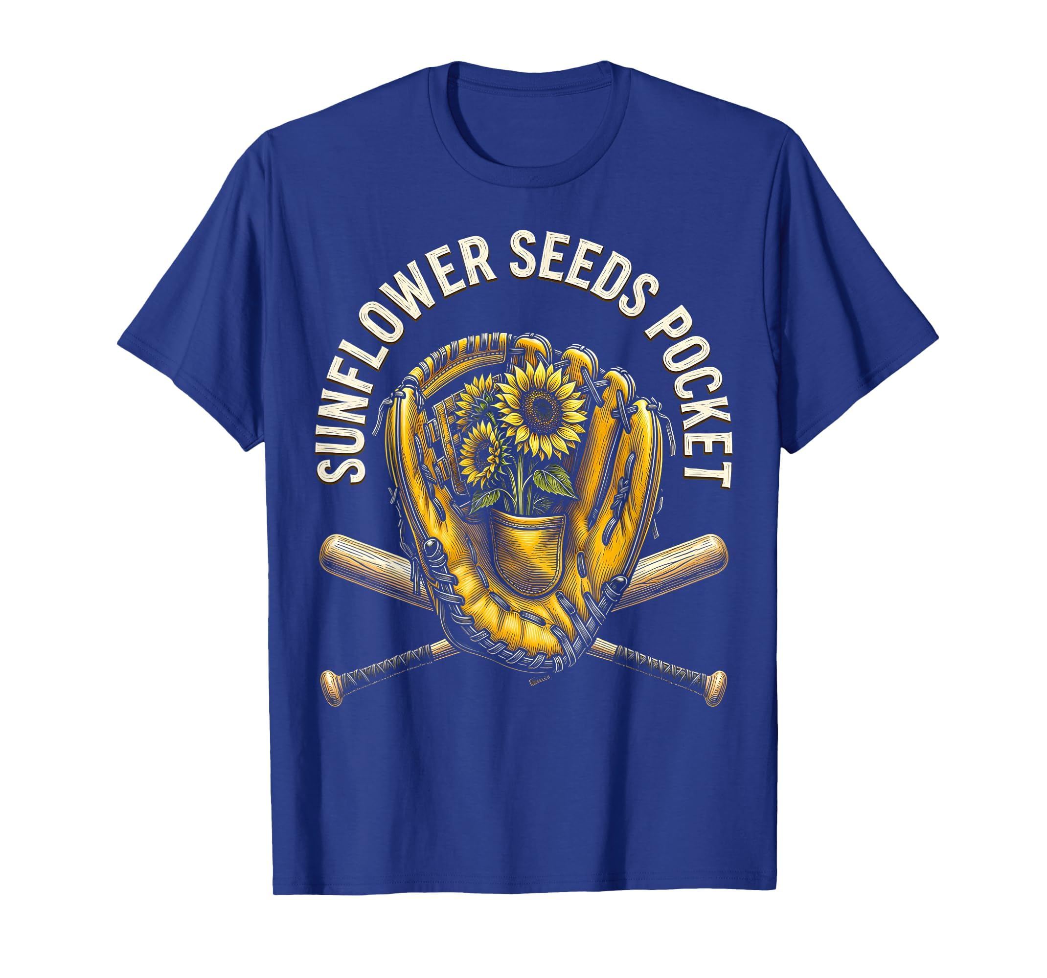 Sunflower Seeds Pocket Baseball Mom T-Shirt - Fun Novelty Design for Adults - T-Shirt, Sweatshirt, Hoodie