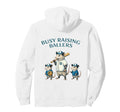 Busy Raising Baller Baseball Softball Hoodie - Unique Graphic for Adults - T-Shirt, Sweatshirt, Hoodie