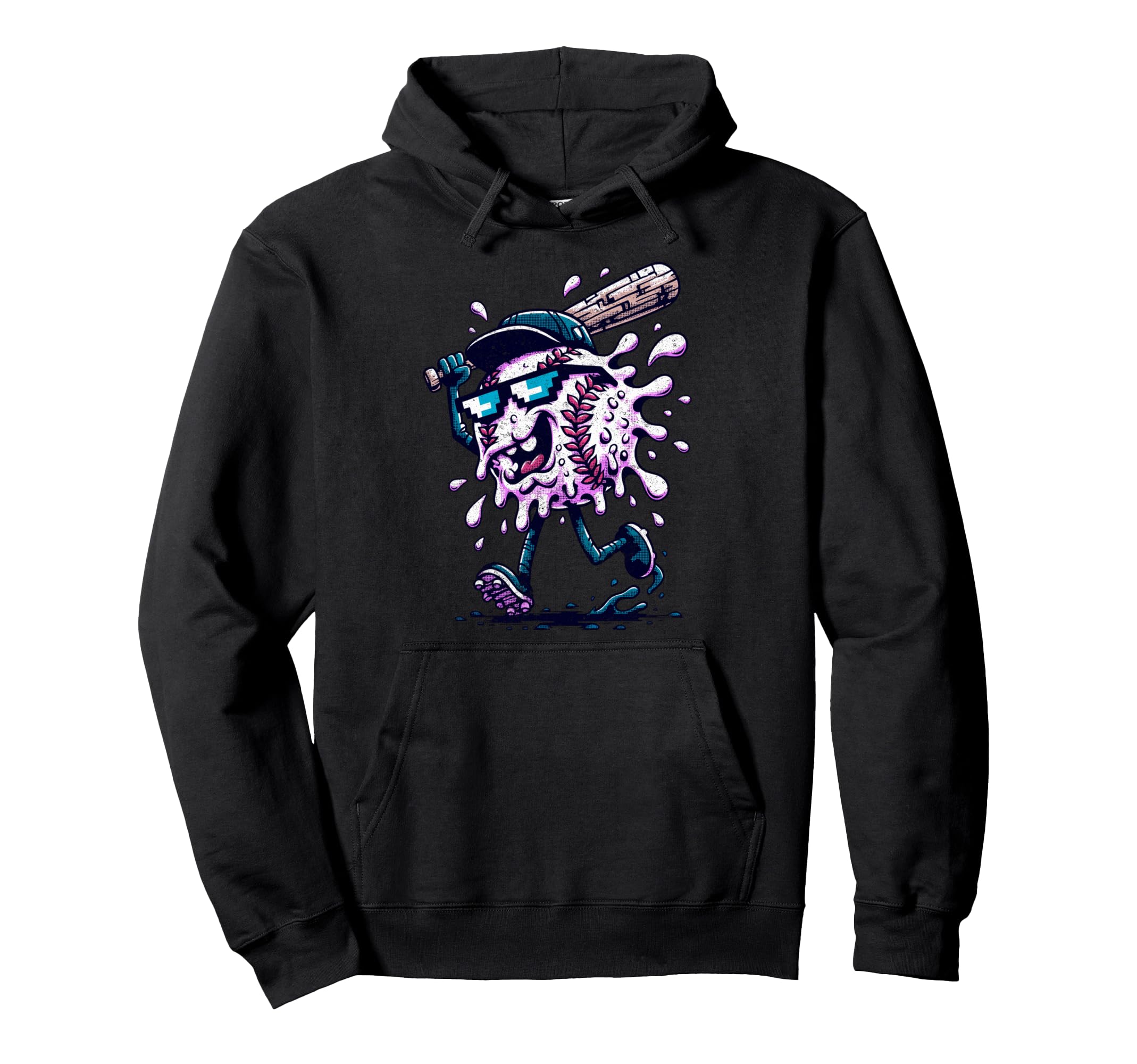Baseball Drip Gamer Gifts T-Shirt - Unique Graphic Men Women - T-Shirt, Sweatshirt, Hoodie