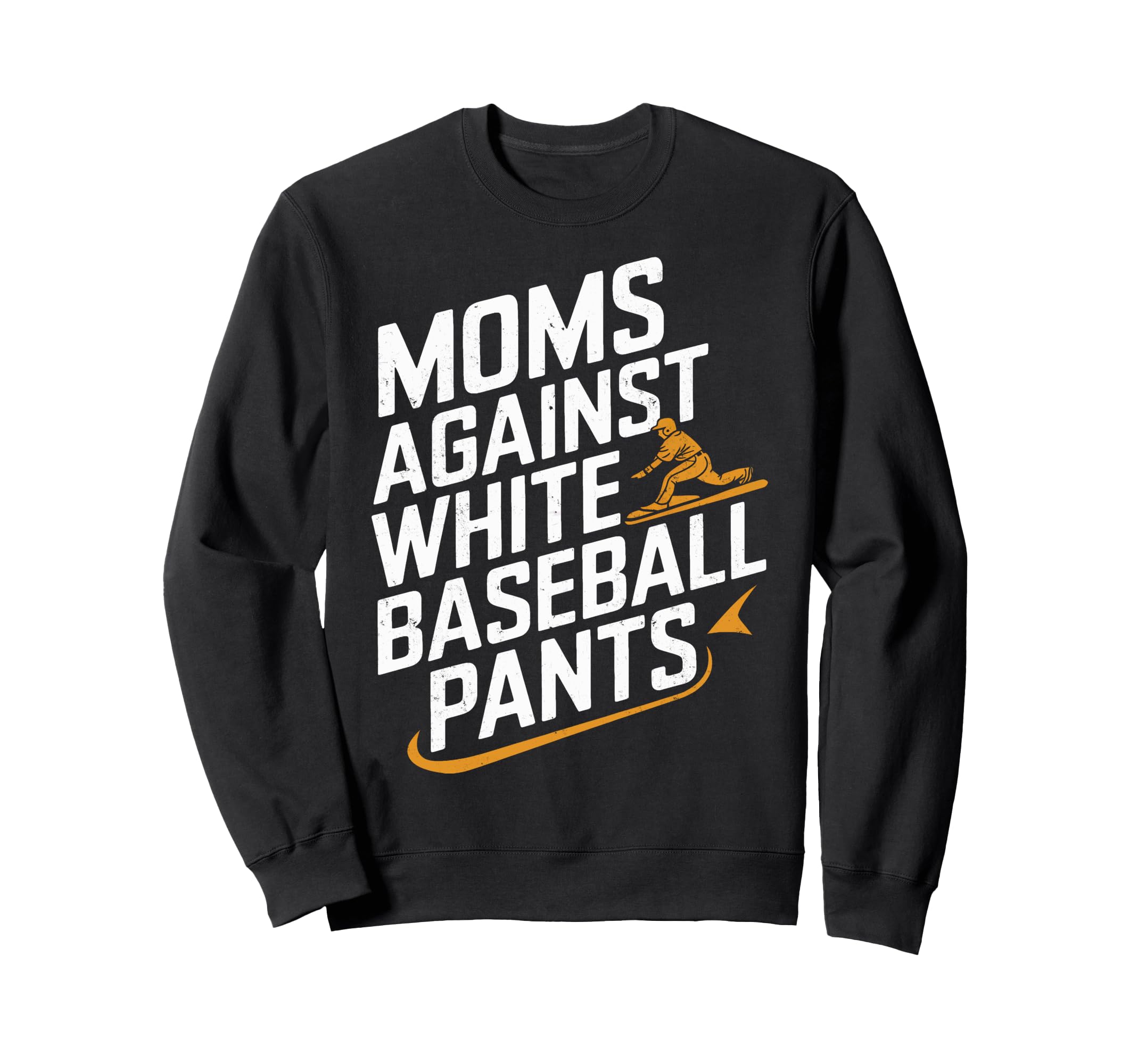 Baseball Moms Against White Baseball Sweatshirt - Minimalist Print Unisex - T-Shirt, Sweatshirt, Hoodie