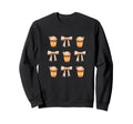 Pumpkin Spice Latte Coquette Sweatshirt - Minimalist Print for Adults - T-Shirt, Sweatshirt, Hoodie