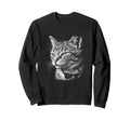 Black Cat Sunglasses Y2K Grunge Sweatshirt - Fun Novelty Design for Adults - T-Shirt, Sweatshirt, Hoodie