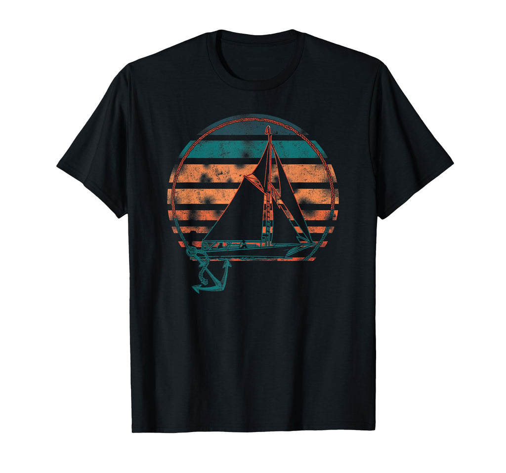 Sailing Sailboat Sunset T-Shirt - Aesthetic Graphic Men Women - T-Shirt, Sweatshirt, Hoodie