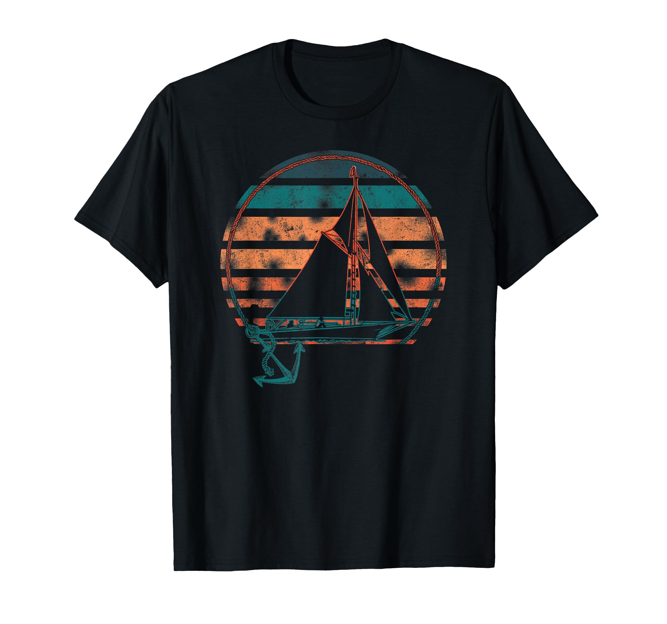 Sailing Sailboat Sunset T-Shirt - Aesthetic Graphic Men Women - T-Shirt, Sweatshirt, Hoodie