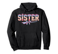 Baseball Sister Coquette Bow Ice Hoodie - Aesthetic Graphic for Adults - T-Shirt, Sweatshirt, Hoodie
