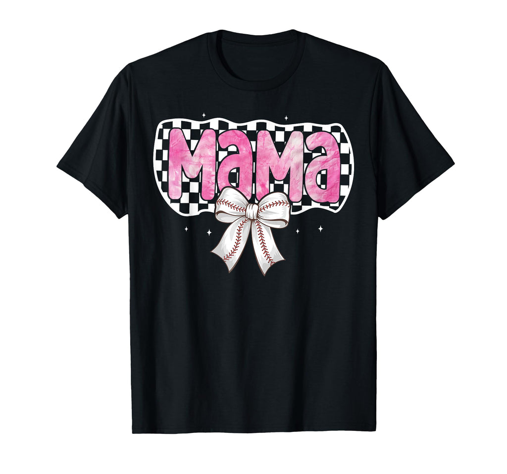 Baseball Mom Coquette Bow Baseball T-Shirt - Fun Novelty Design Unisex - T-Shirt, Sweatshirt, Hoodie