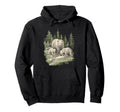 Grizzly Bears Wilderness 1990 Brown Bears Hoodie - Minimalist Print Unisex - T-Shirt, Sweatshirt, Hoodie