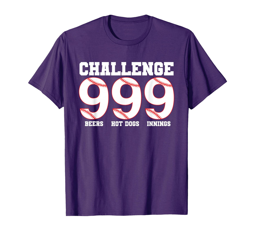 Challenge 999 Beers Hot Dogs Innings T-Shirt - Streetwear Style Men Women - T-Shirt, Sweatshirt, Hoodie