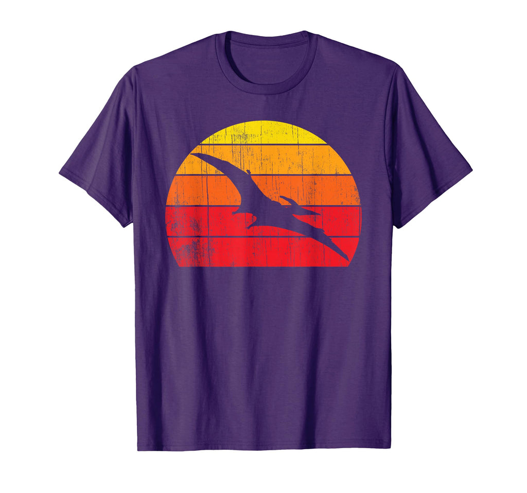 Pteranodon Sunset Gift Dinosaur Lover T-Shirt - Graphic Print Men Women - T-Shirt, Sweatshirt, Hoodie