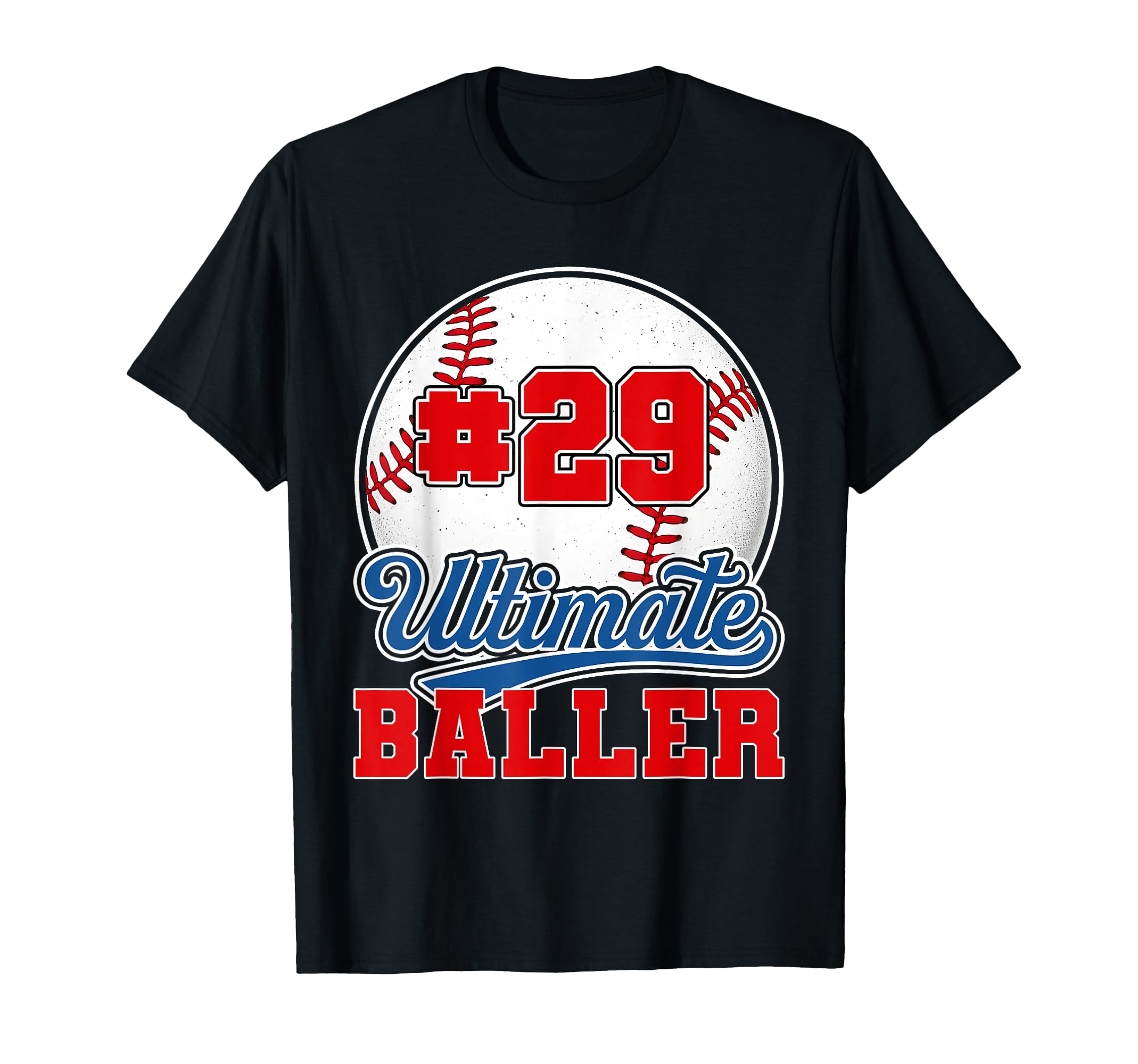 Baseball Baller Player Number 29 Mom T-Shirt - Trendy Graphic for Adults - T-Shirt, Sweatshirt, Hoodie