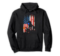 Distressed American Usa Flag Welding Hoodie - Fun Novelty Design Men Women - T-Shirt, Sweatshirt, Hoodie