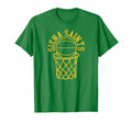 Siena College Distressed 80S Basketball Net T-Shirt - Unique Graphic Unisex - T-Shirt, Sweatshirt, Hoodie