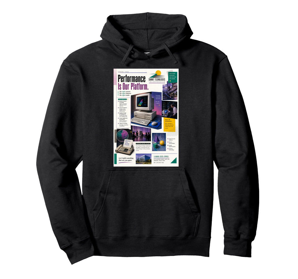 90S Computer Magazine Ad Imagined Hoodie - Aesthetic Graphic Men Women - T-Shirt, Sweatshirt, Hoodie