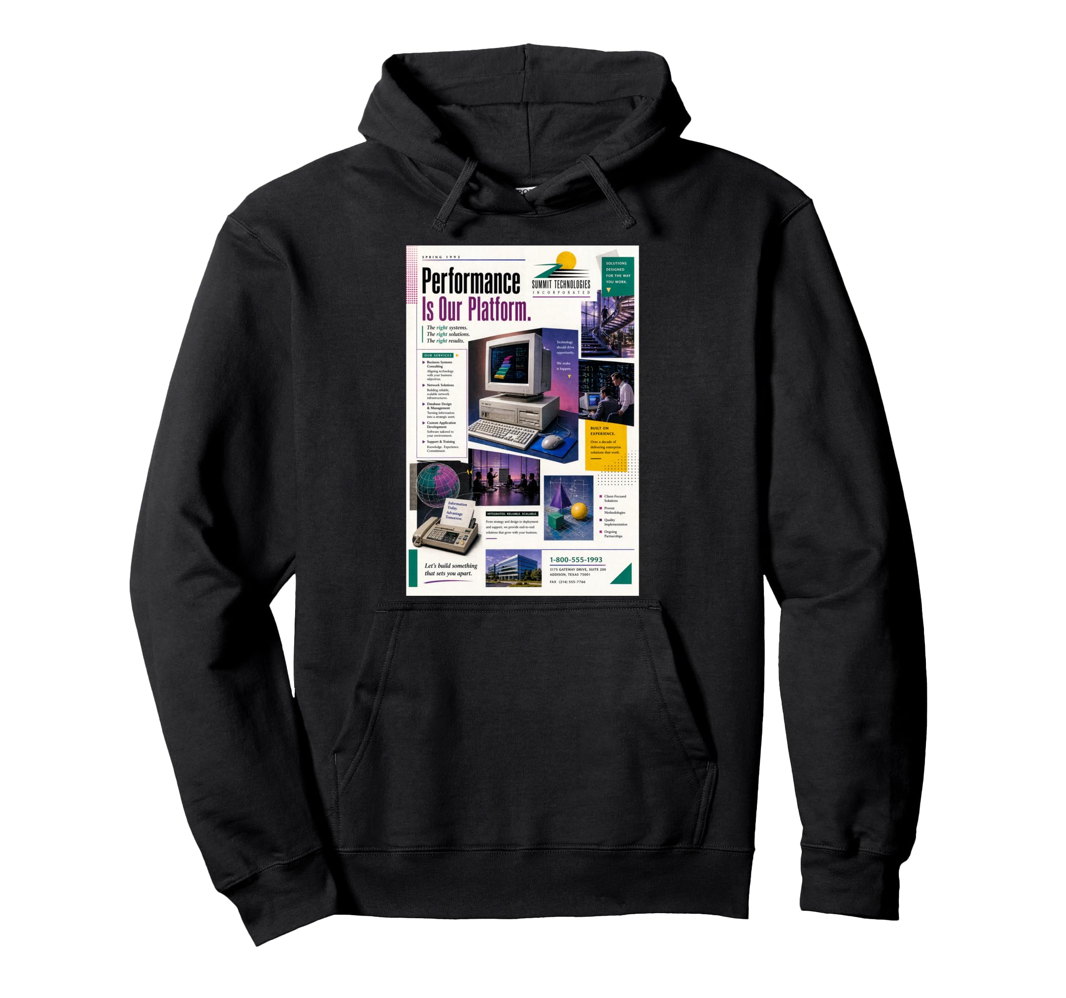 90S Computer Magazine Ad Imagined Hoodie - Aesthetic Graphic Men Women - T-Shirt, Sweatshirt, Hoodie