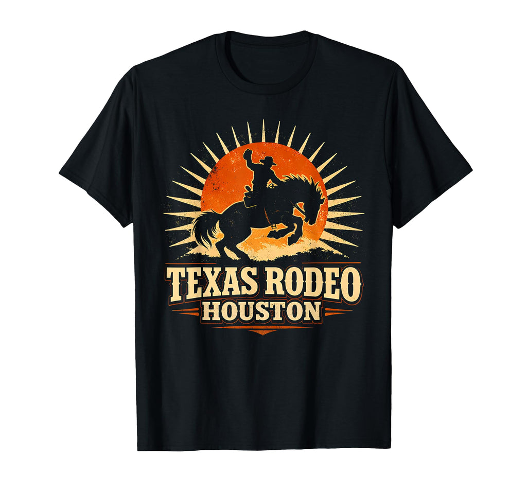 Houston Texas Rodeo Western Cowboy T-Shirt - Casual Everyday Wear Men Women - T-Shirt, Sweatshirt, Hoodie