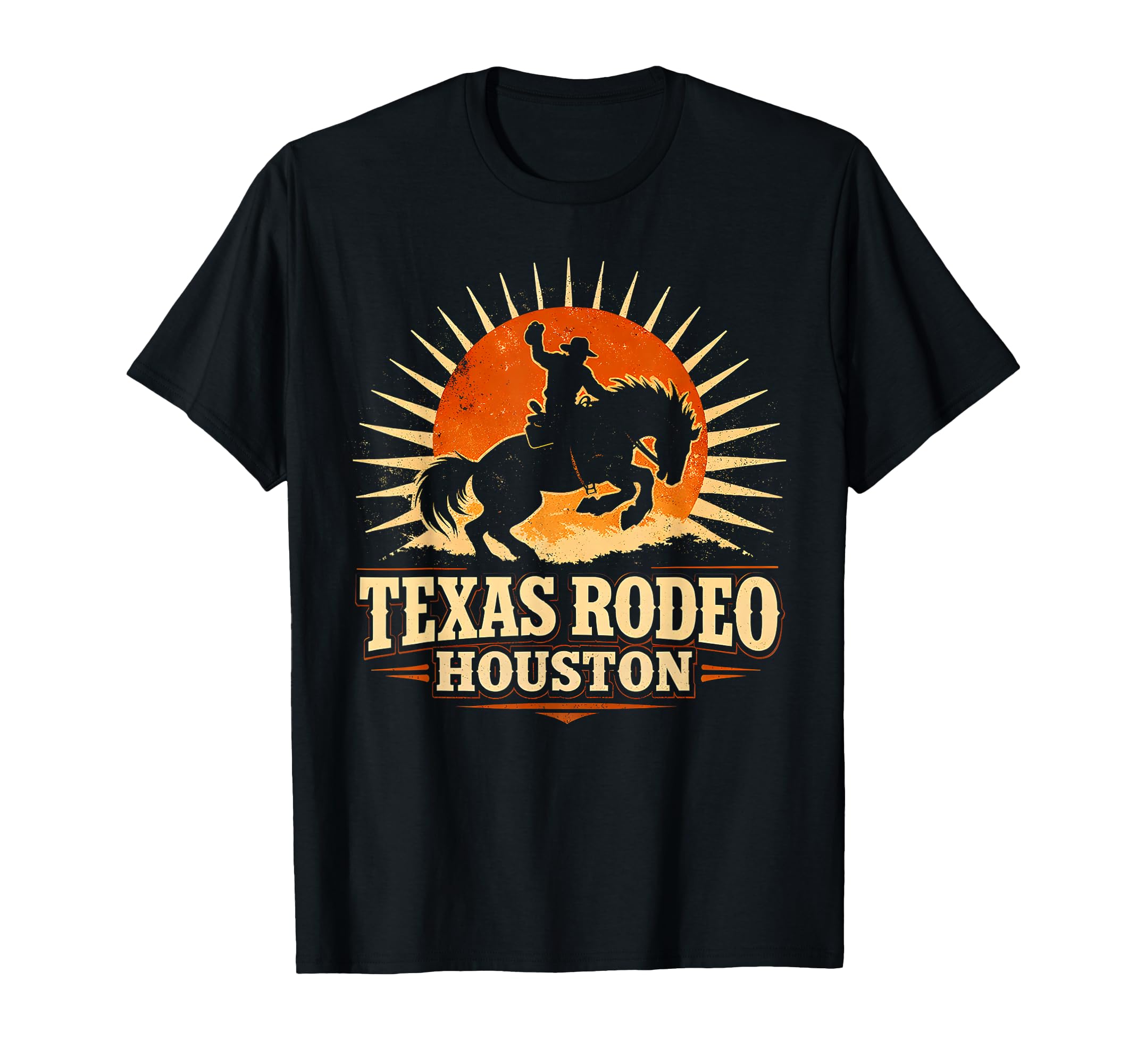 Houston Texas Rodeo Western Cowboy T-Shirt - Casual Everyday Wear Men Women - T-Shirt, Sweatshirt, Hoodie
