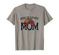 Worlds Gayest Mom Fun Rainbow T-Shirt - Aesthetic Graphic Unisex - T-Shirt, Sweatshirt, Hoodie