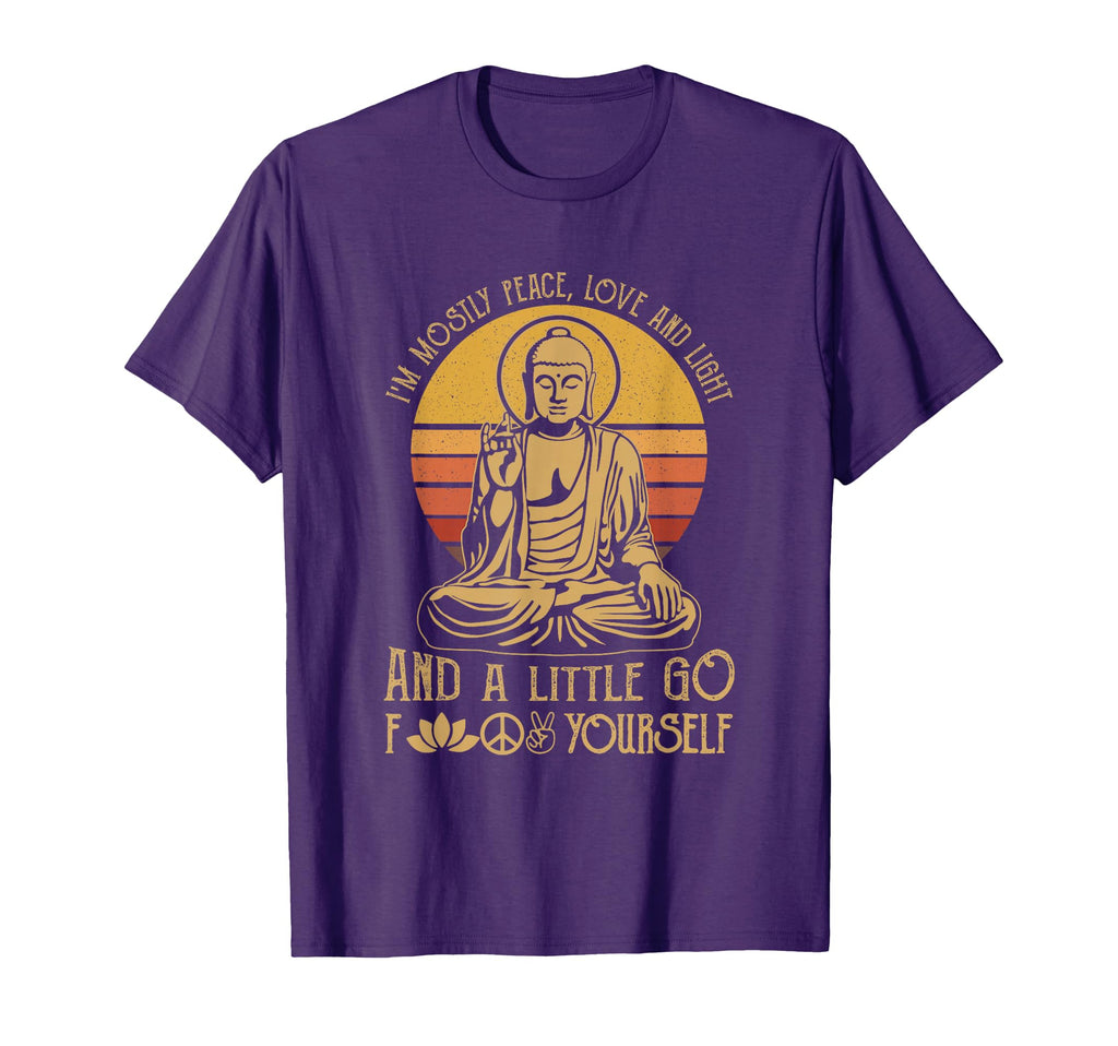Im Mostly Peace Love And Light And T-Shirt - Trendy Graphic Men Women - T-Shirt, Sweatshirt, Hoodie