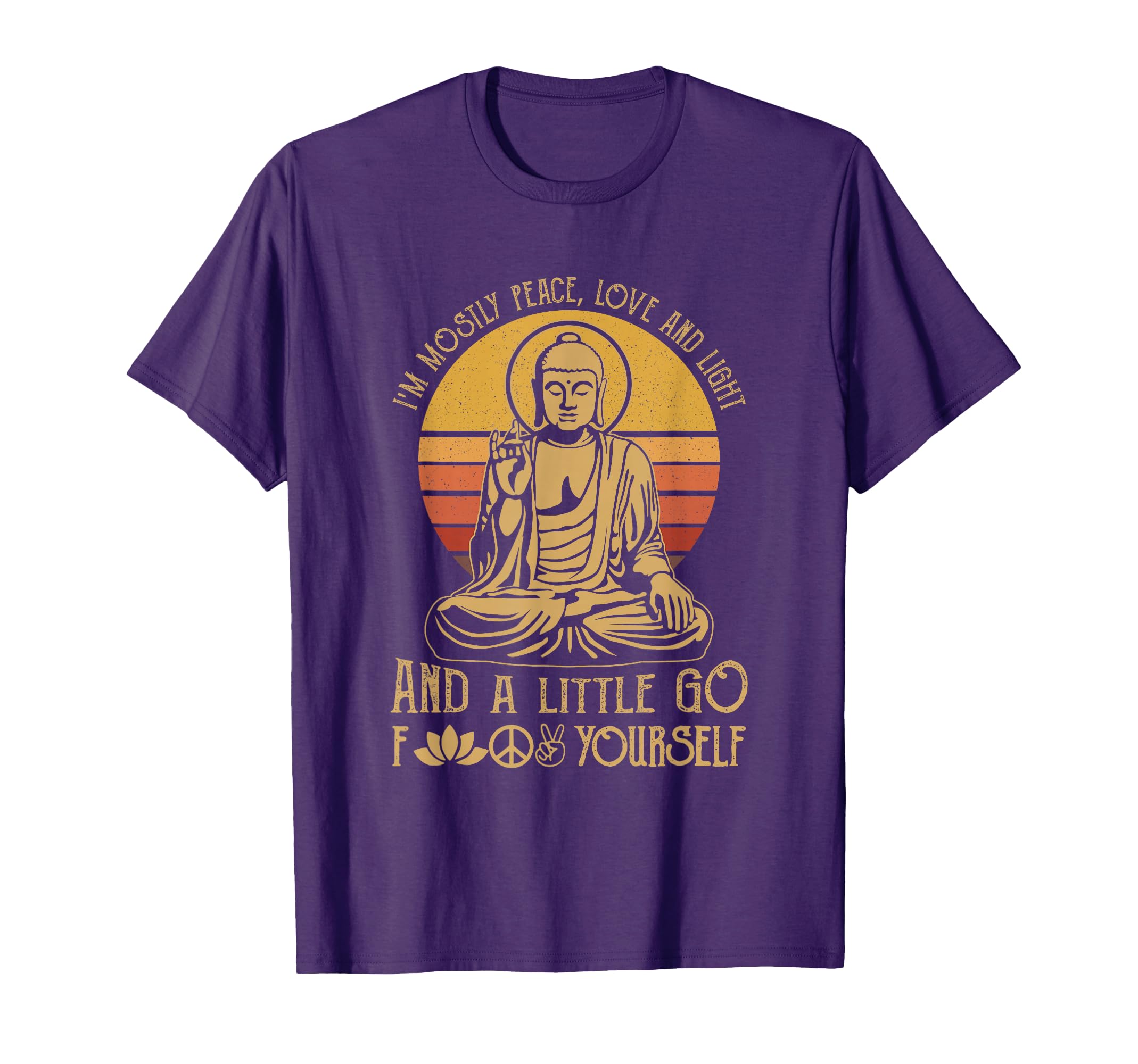 Im Mostly Peace Love And Light And T-Shirt - Trendy Graphic Men Women - T-Shirt, Sweatshirt, Hoodie