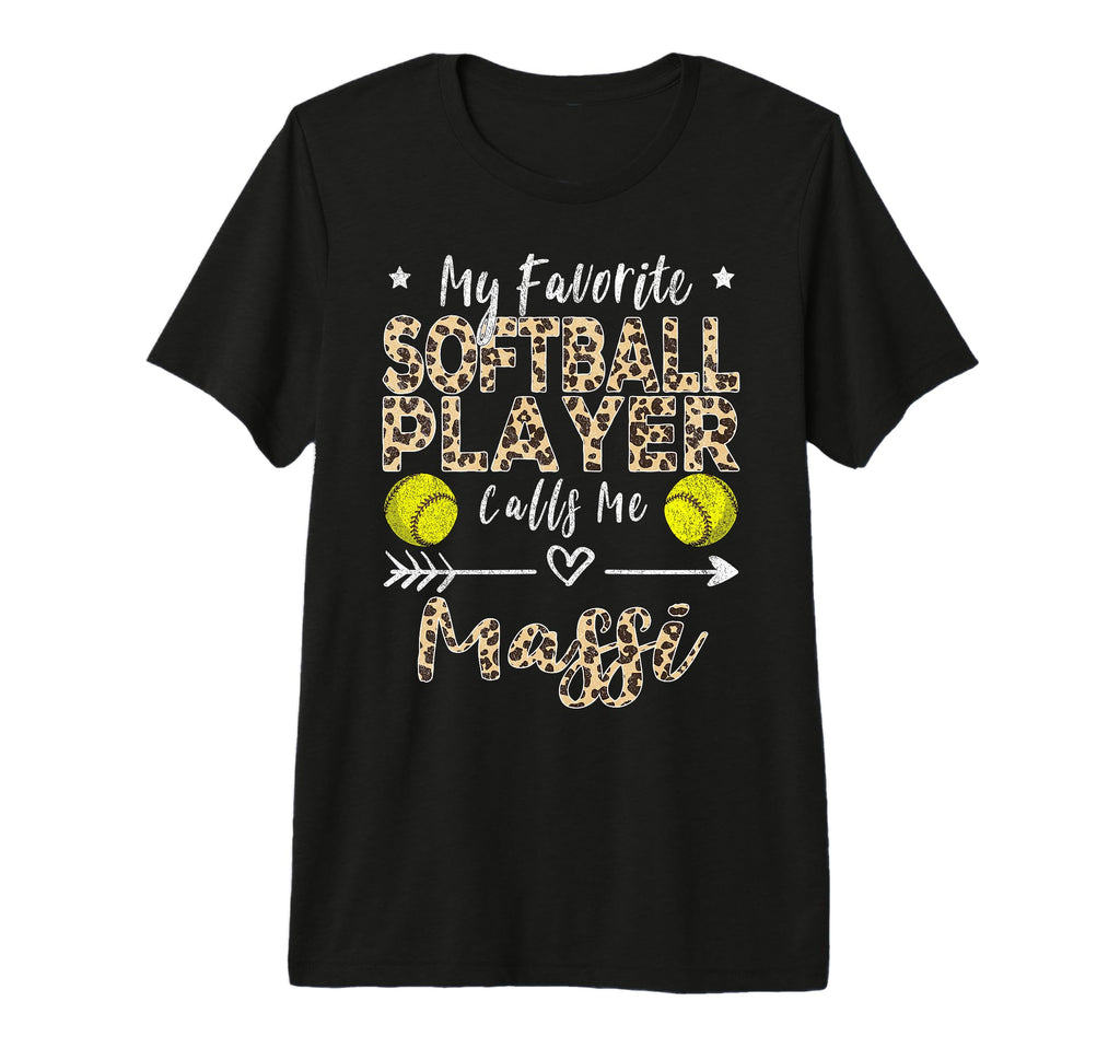 My Favorite Softball Player Calls Me T-Shirt - Minimalist Print Unisex - T-Shirt, Sweatshirt, Hoodie