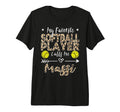 My Favorite Softball Player Calls Me T-Shirt - Minimalist Print Unisex - T-Shirt, Sweatshirt, Hoodie