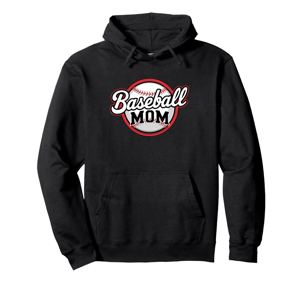 American Baseball Mom Mama Hoodie - Unique Graphic Unisex - T-Shirt, Sweatshirt, Hoodie