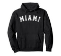 Miami Florida Distressed Hoodie - Casual Everyday Wear Men Women - T-Shirt, Sweatshirt, Hoodie