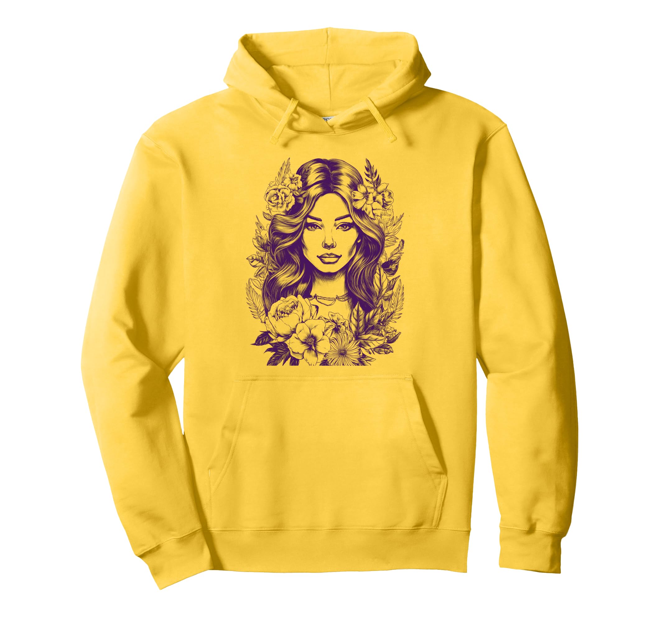 Bohemian Boho Flower Hoodie - Trendy Graphic for Adults - T-Shirt, Sweatshirt, Hoodie