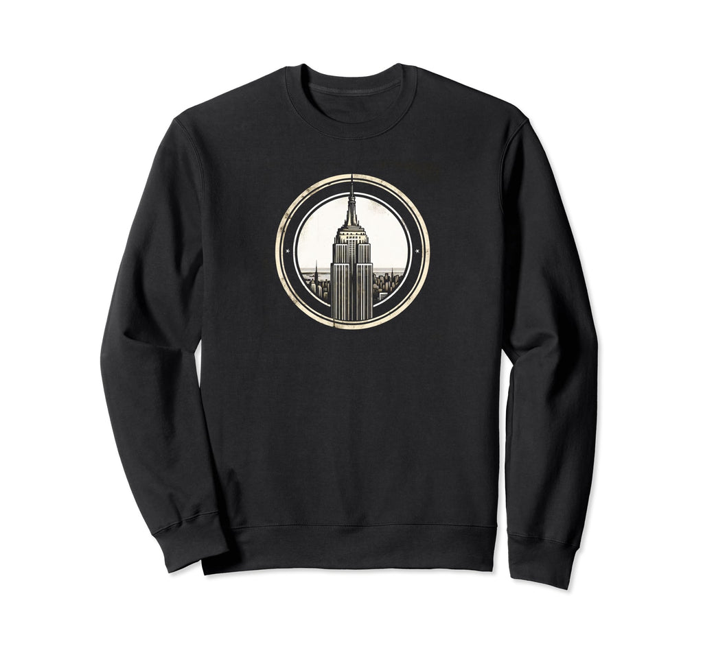 Empire State Postcard Sweatshirt - Trendy Graphic for Adults - T-Shirt, Sweatshirt, Hoodie