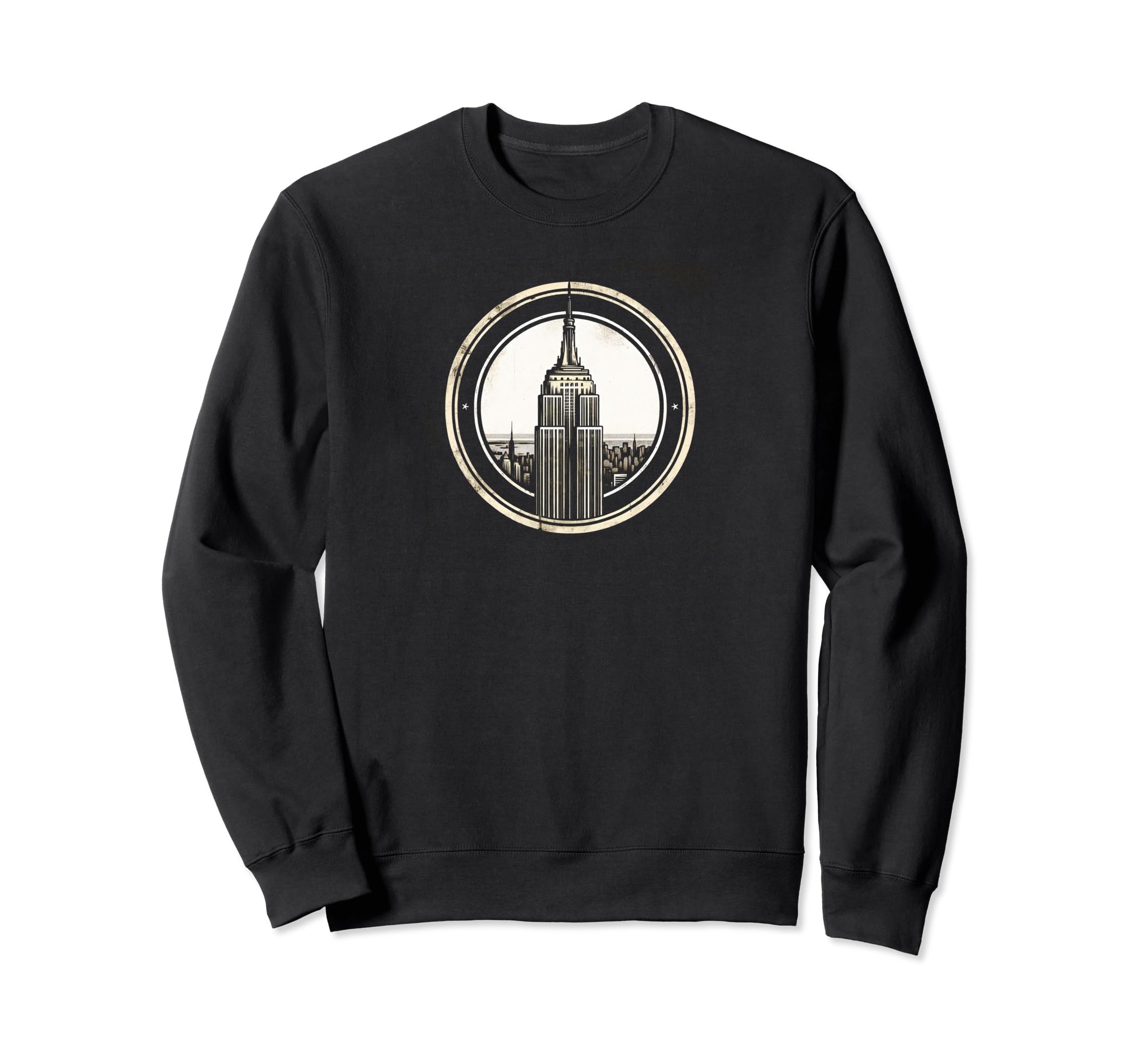 Empire State Postcard Sweatshirt - Trendy Graphic for Adults - T-Shirt, Sweatshirt, Hoodie