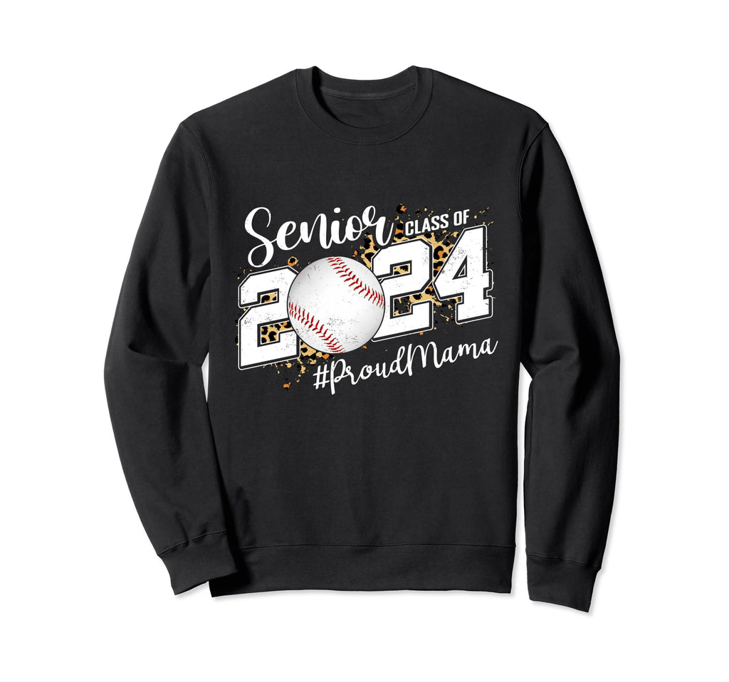 Proud Mama 2024 Senior Graduate Class Sweatshirt - Minimalist Print Unisex - T-Shirt, Sweatshirt, Hoodie