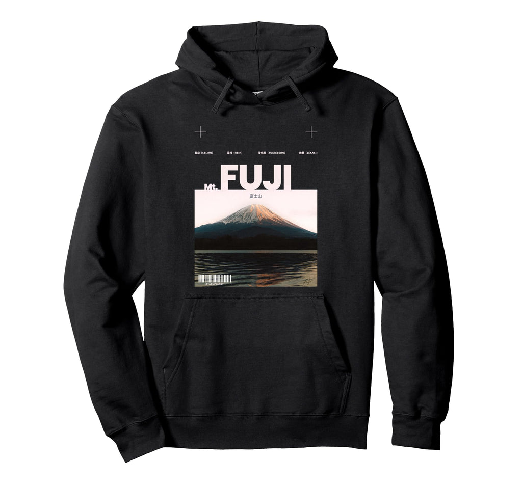 Japanese Fuji Yama 80S 90S Tokyo Streetwear Hoodie - Unique Graphic Unisex - T-Shirt, Sweatshirt, Hoodie