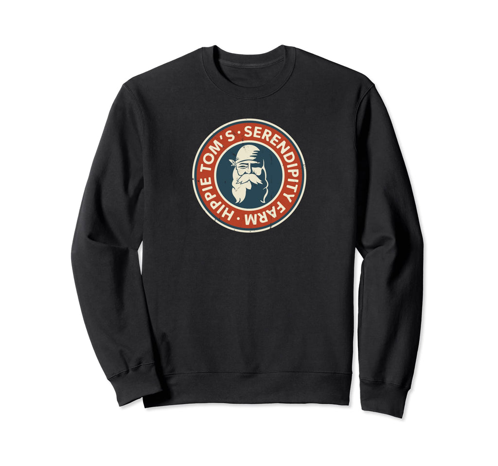Hippie Toms Serendipity Farm Sweatshirt - Aesthetic Graphic Men Women - T-Shirt, Sweatshirt, Hoodie